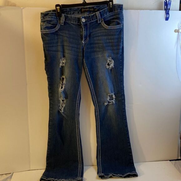 Twenty one black 11/12 curvy boot bling pockets - Picture 1 of 6